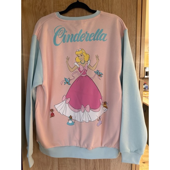 cakeworthy Tops - Cakeworthy Cinderella Graphic Print  Pullover Sweatshirt Large NWT